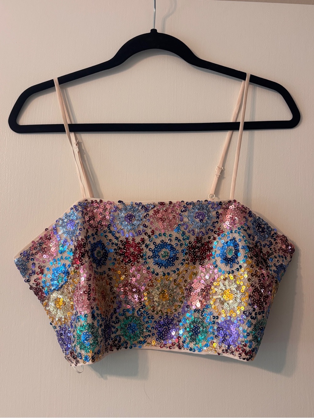 12th Tribe Dynamo Sequin Bandeau Top